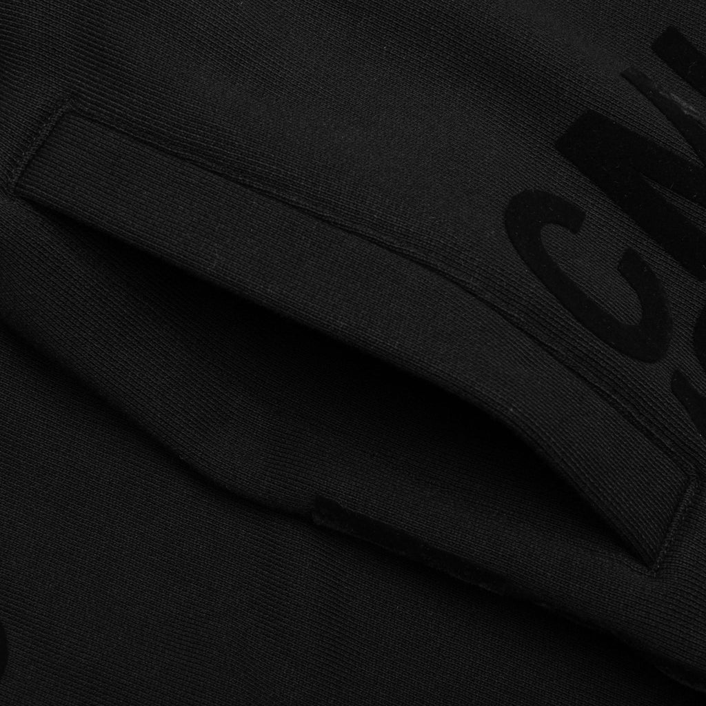 Casual Sweatpant With Elasticated Bottom Black