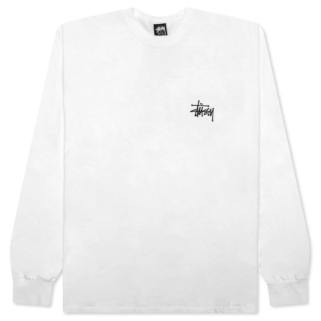 Basic Stussy Pig Dyed L S Tee Natural