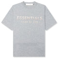 Kids Classic Crew Neck T Shirt Concrete Heather