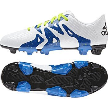 adidas X 153 FG AG J White Blue Ye