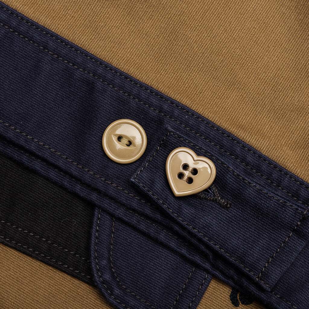 Zip Up Work Jacket Navy