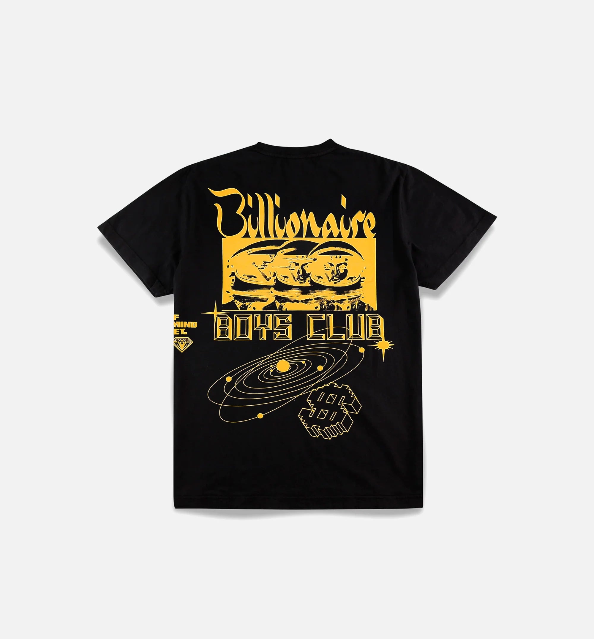 BB Orion Short Sleeve Tee Mens T Shirt Black Yellow
