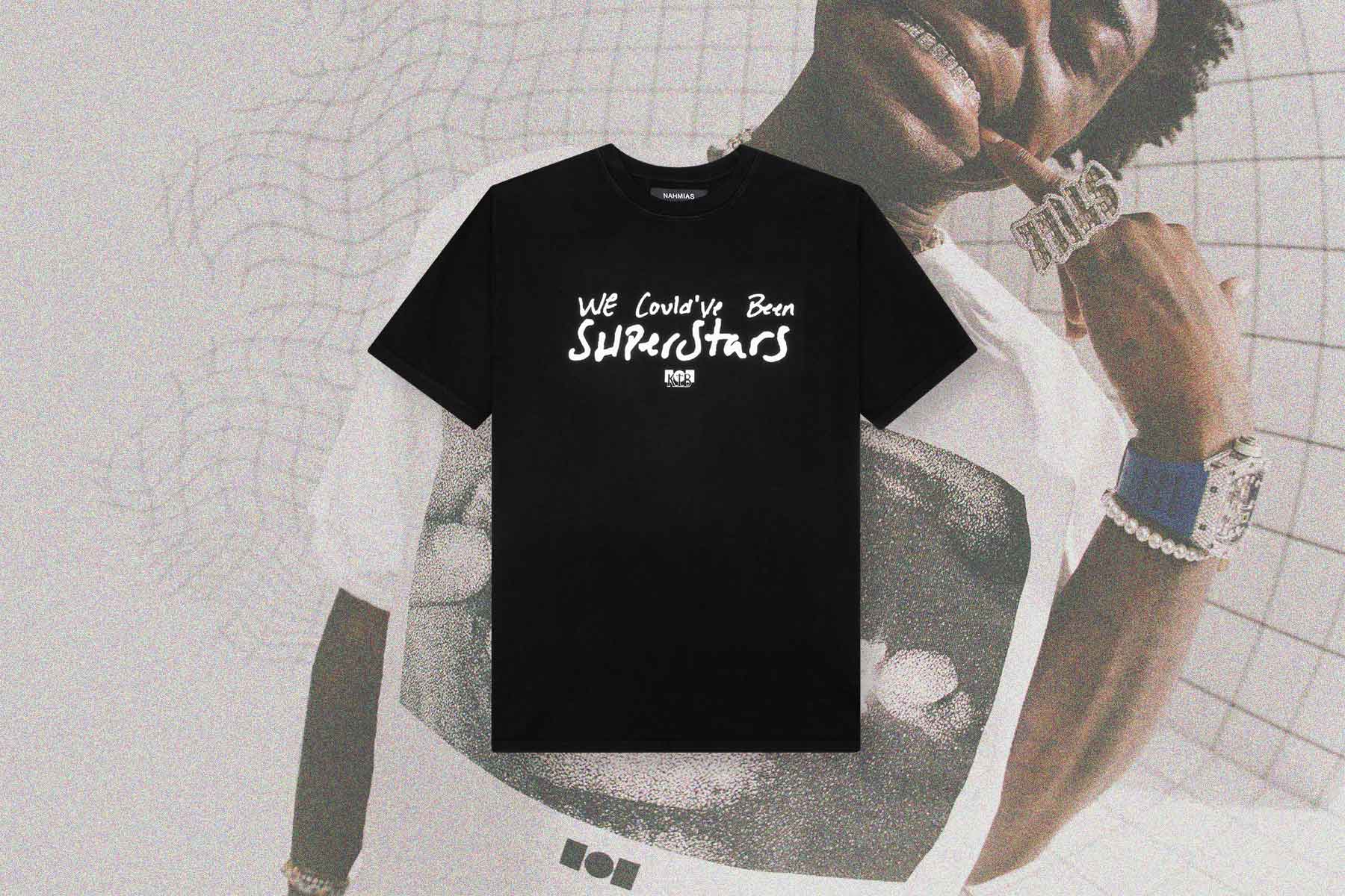 Nahmias x Kodak Black Superstars T Shirt Black