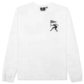 Neurotic Flag Long Sleeve T Shirt White