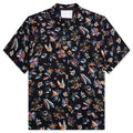 Car Race Tropical Print Shirt Black Tropical