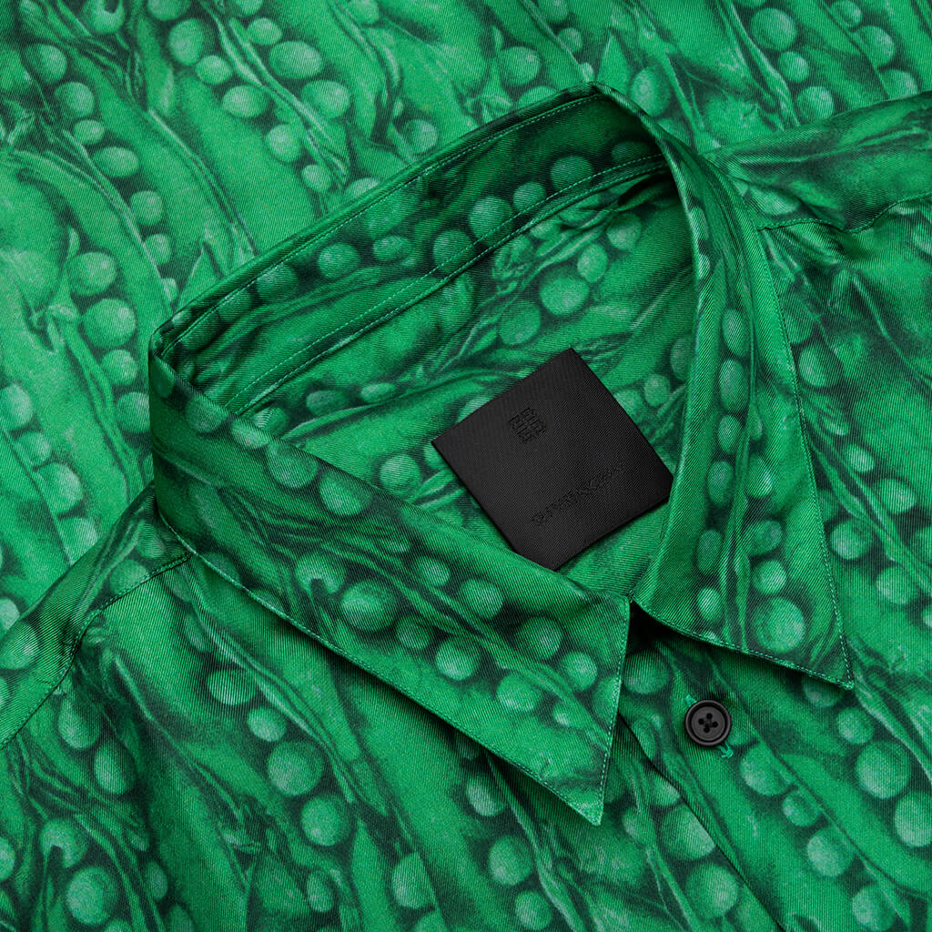 Hawaii Shirt w Front Pocket Green