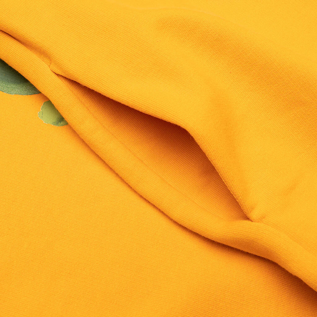 Organic Cotton Sweatshirt With Marni Dripping Print Light Orange