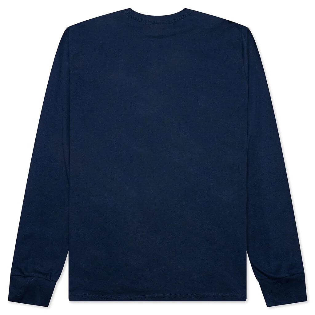 Mirror L S Tee Navy