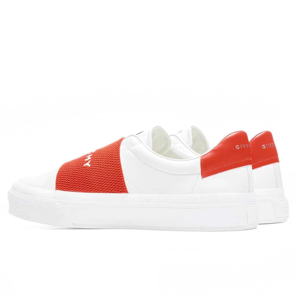 City Sport Sneakers White Red