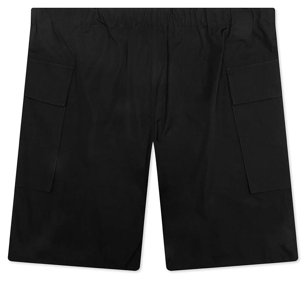 Glass Finish Cotton Poplin 94 Shorts Black