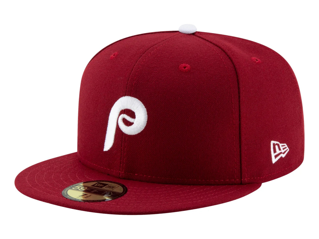 Gorra New Era Philadelphia Phillies Rojo Oscuro para Hombre