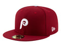 Gorra New Era Philadelphia Phillies Rojo Oscuro para Hombre