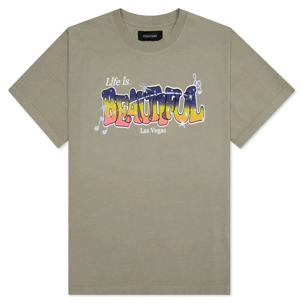 Grateful T Shirt Oil Green