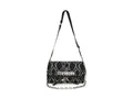 Bolsa de Hombro Steve Madden Brylie Negro Plata para Mujer