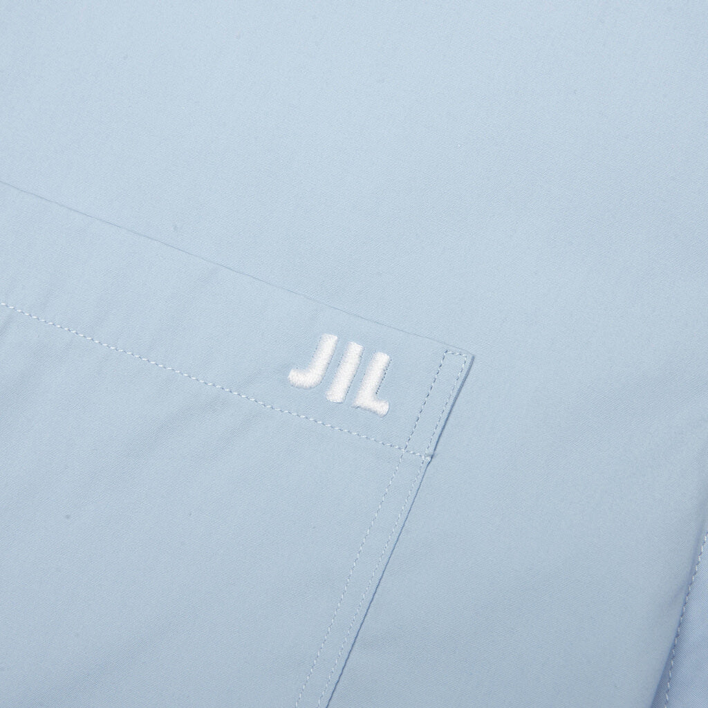 Lightweight Cotton Poplin Shirt Powder Blue