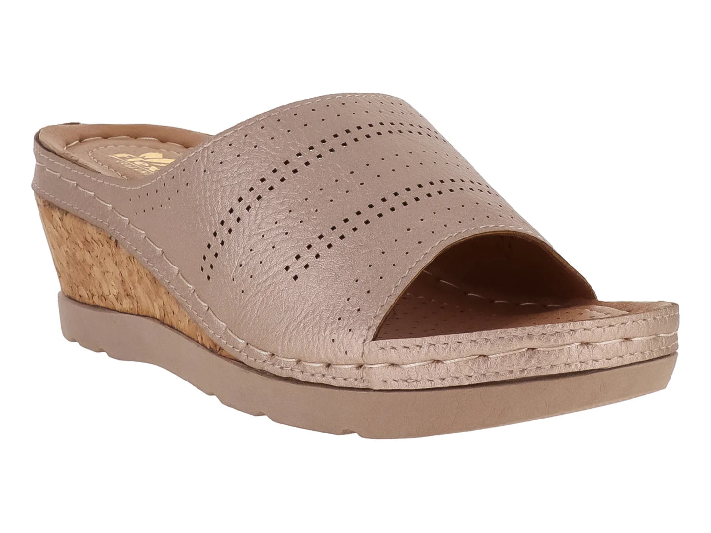 Sandalias Flexmas Beige para Mujer