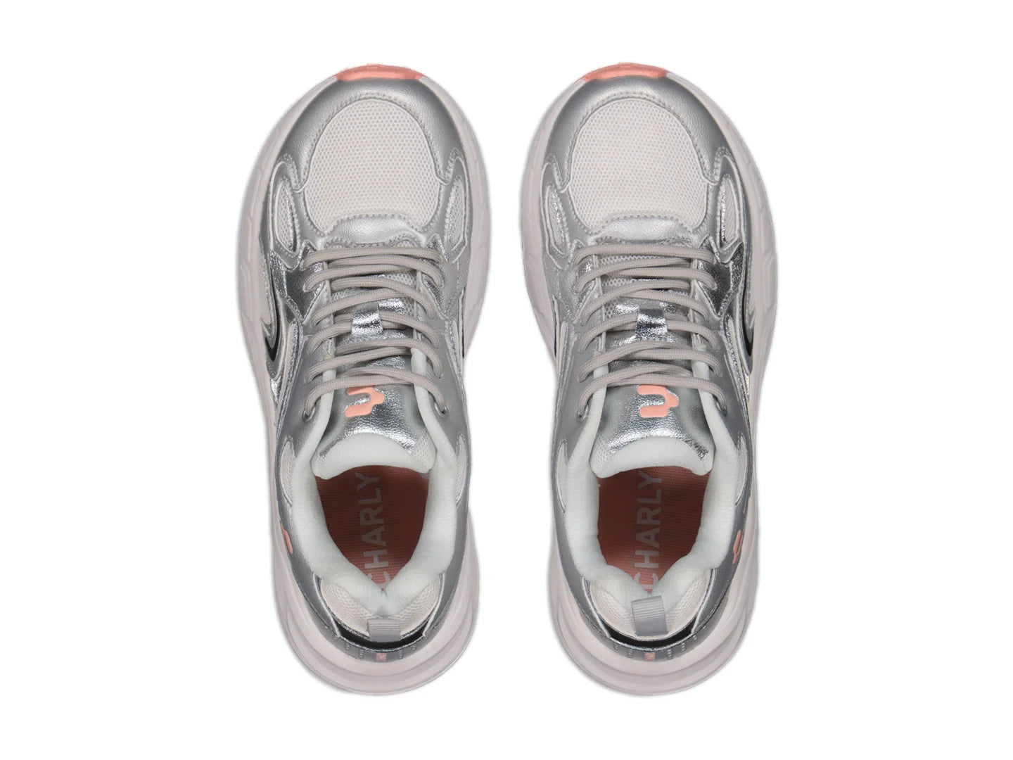 Tenis Charly Fashion Sport Gris para Mujer