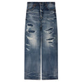 Showa Relaxed Manatsu Repaired Mid Blue