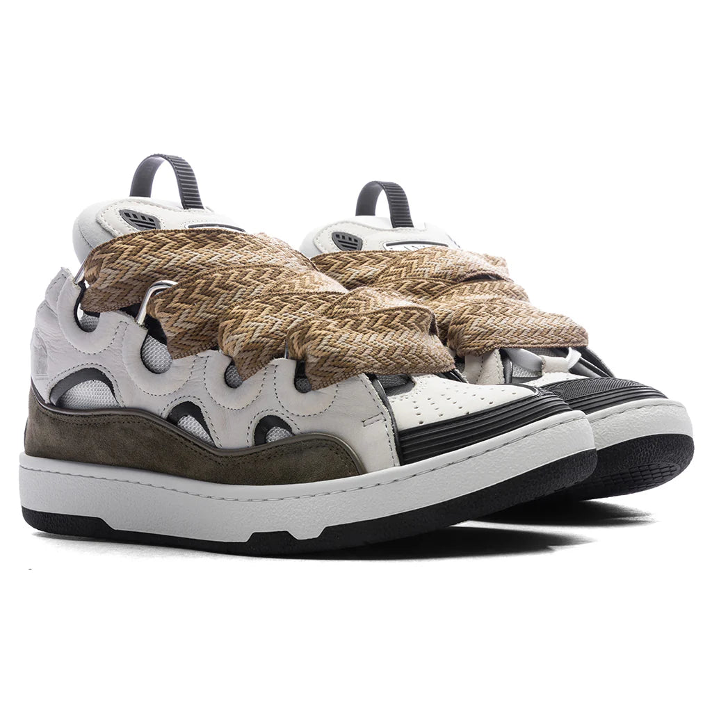 Curb Sneakers White Khaki