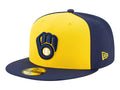 Gorra New Era Milwaukee Brewers Amarillo