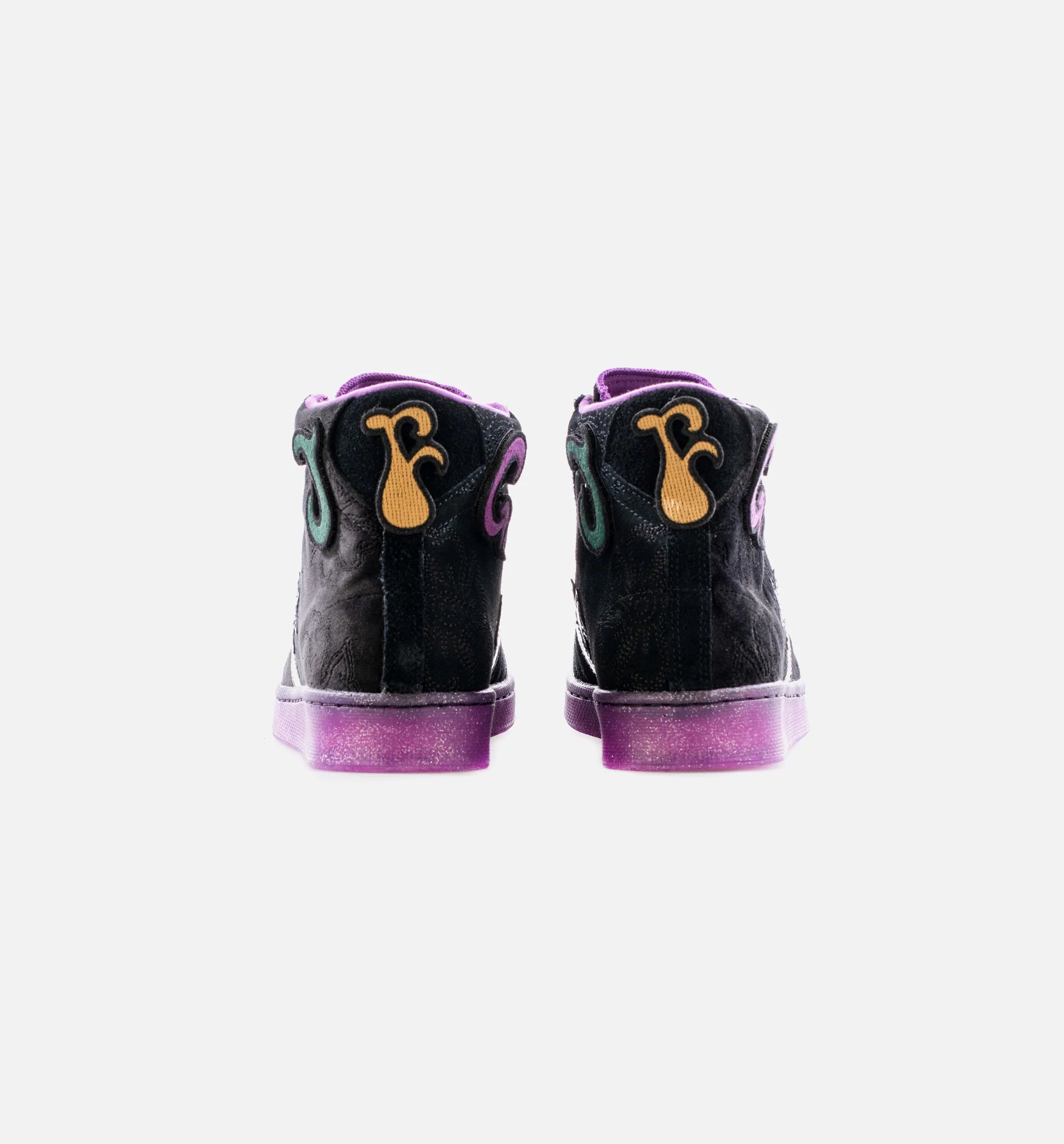 Joe Freshgoods X Pro Leather Hi Top Mens Lifestyle Shoe Black Purple