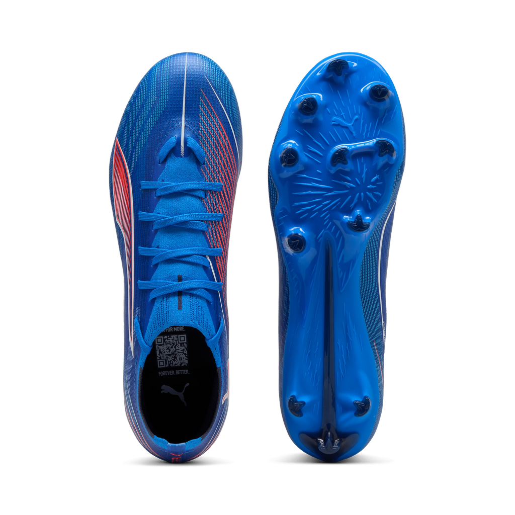 PUMA Ultra 6 Match FG AG Firm Multi Ground Soccer Cleats Blue White