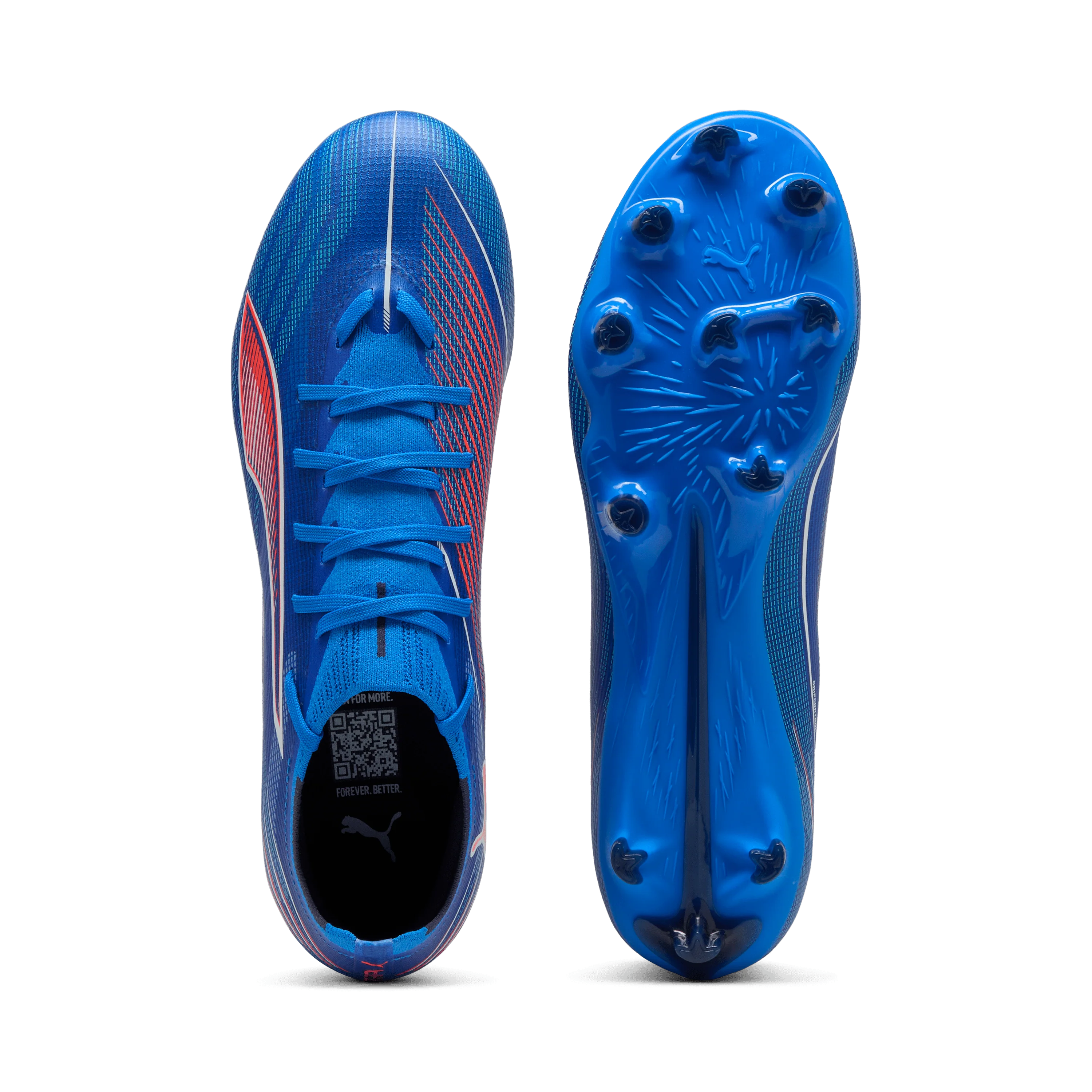 PUMA Ultra 6 Match FG AG Firm Multi Ground Soccer Cleats Blue White