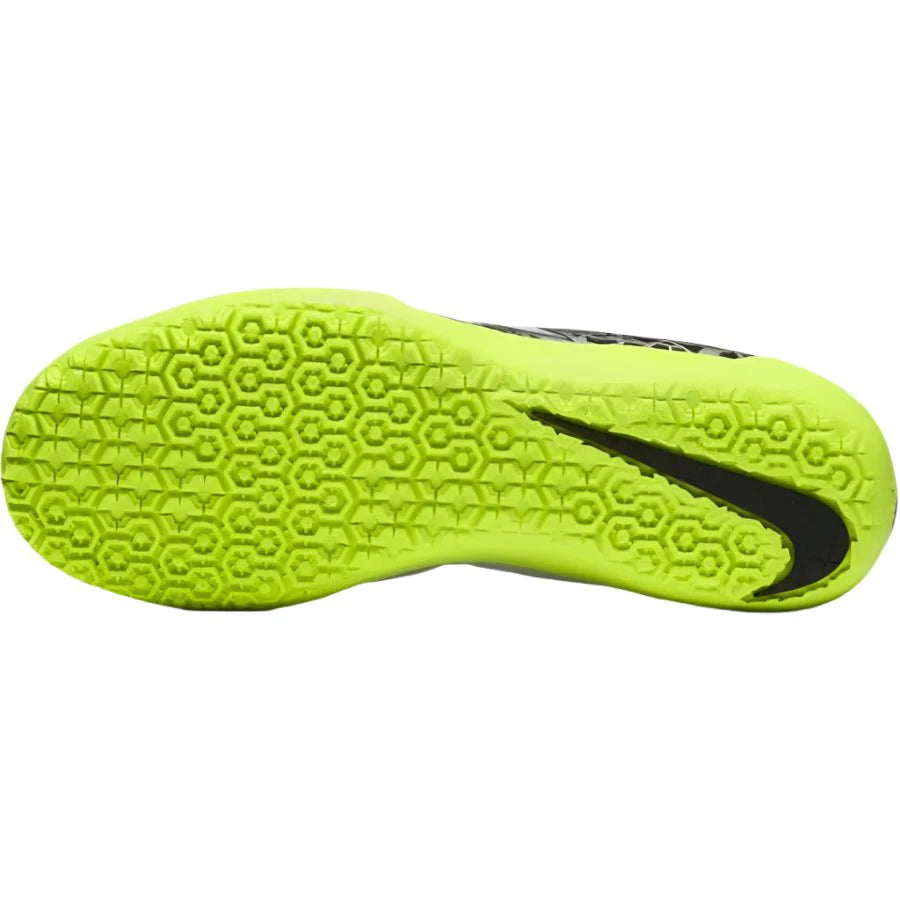 Nike JR HyperVenom Phelon II IC Indoor Shoes Pure Platinum Black Green
