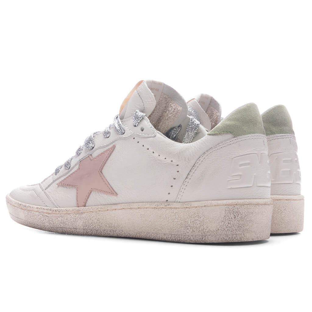 Womens Ball Star White Moonlight Pink Nile Green