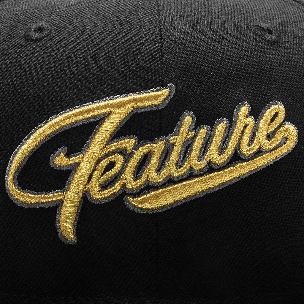 FEATURE x New Era 9FIFTY Cutlass Black Metallic Gold