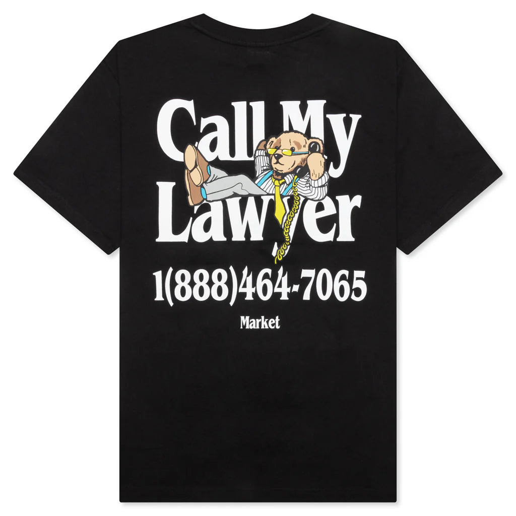 Better Call Bear T Shirt Black