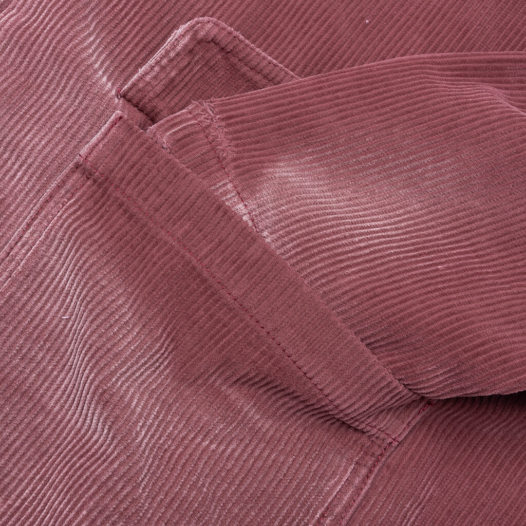 Synanon Cord Work Jacket Burgundy