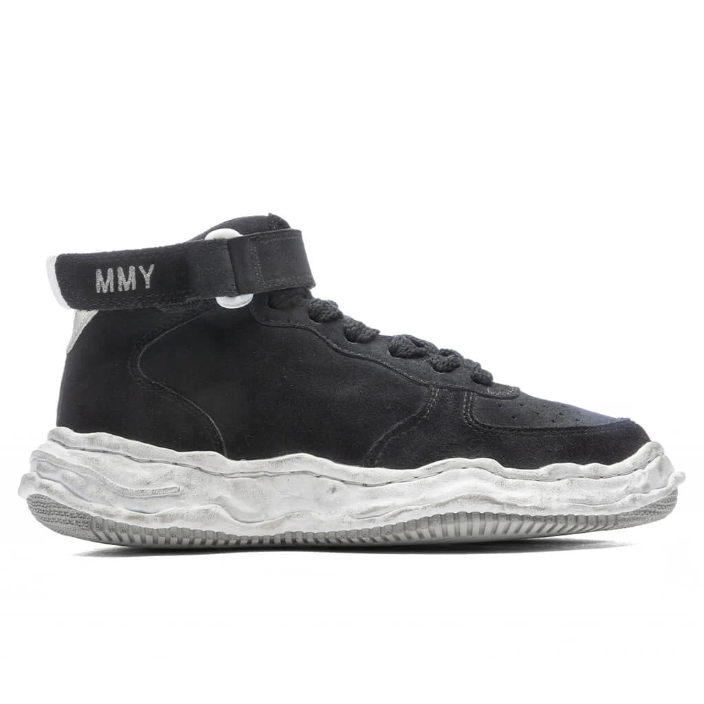 Wayne Brushed Suede High Black