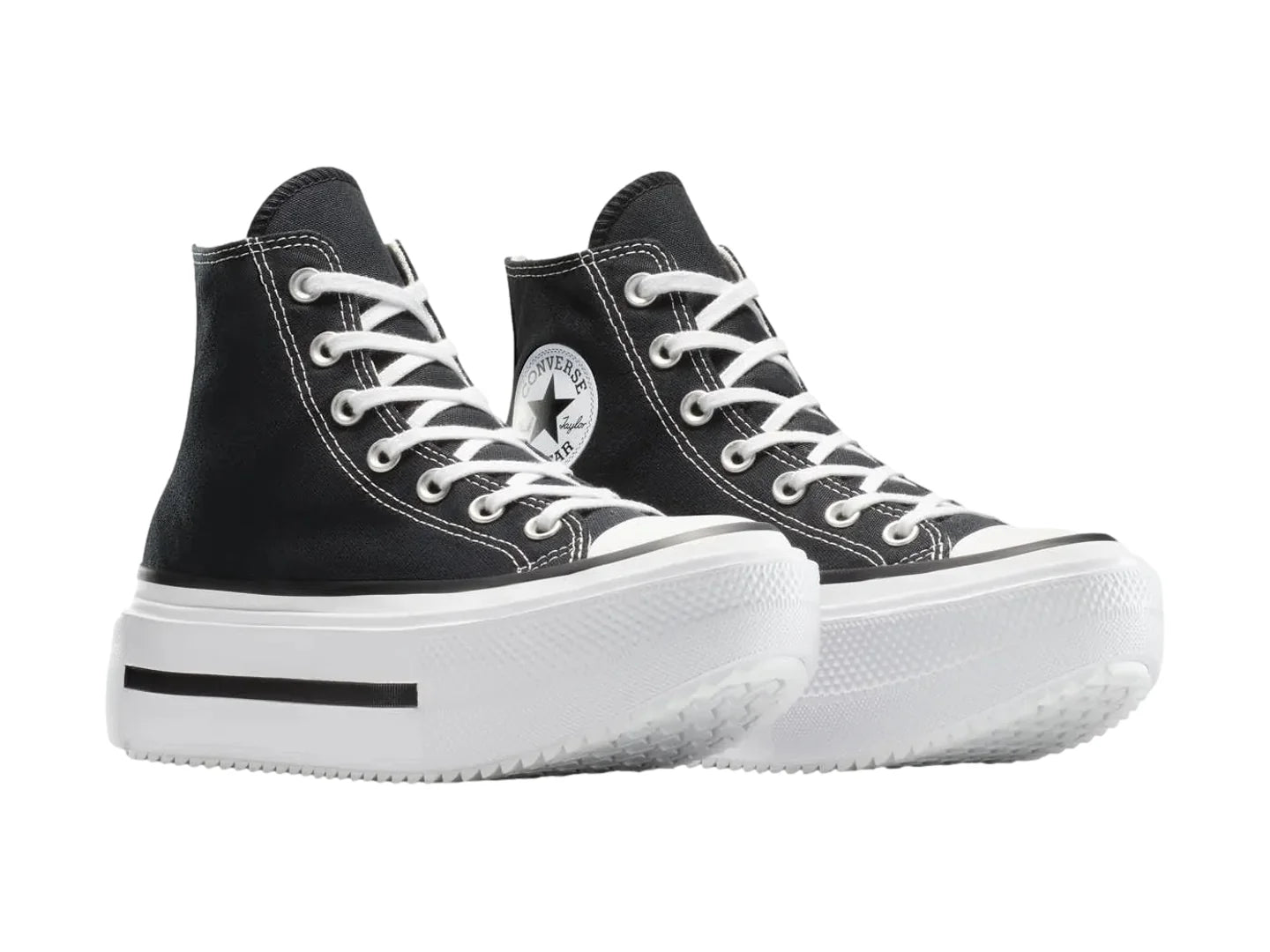 Tenis Converse Double Stack Negro para Mujer
