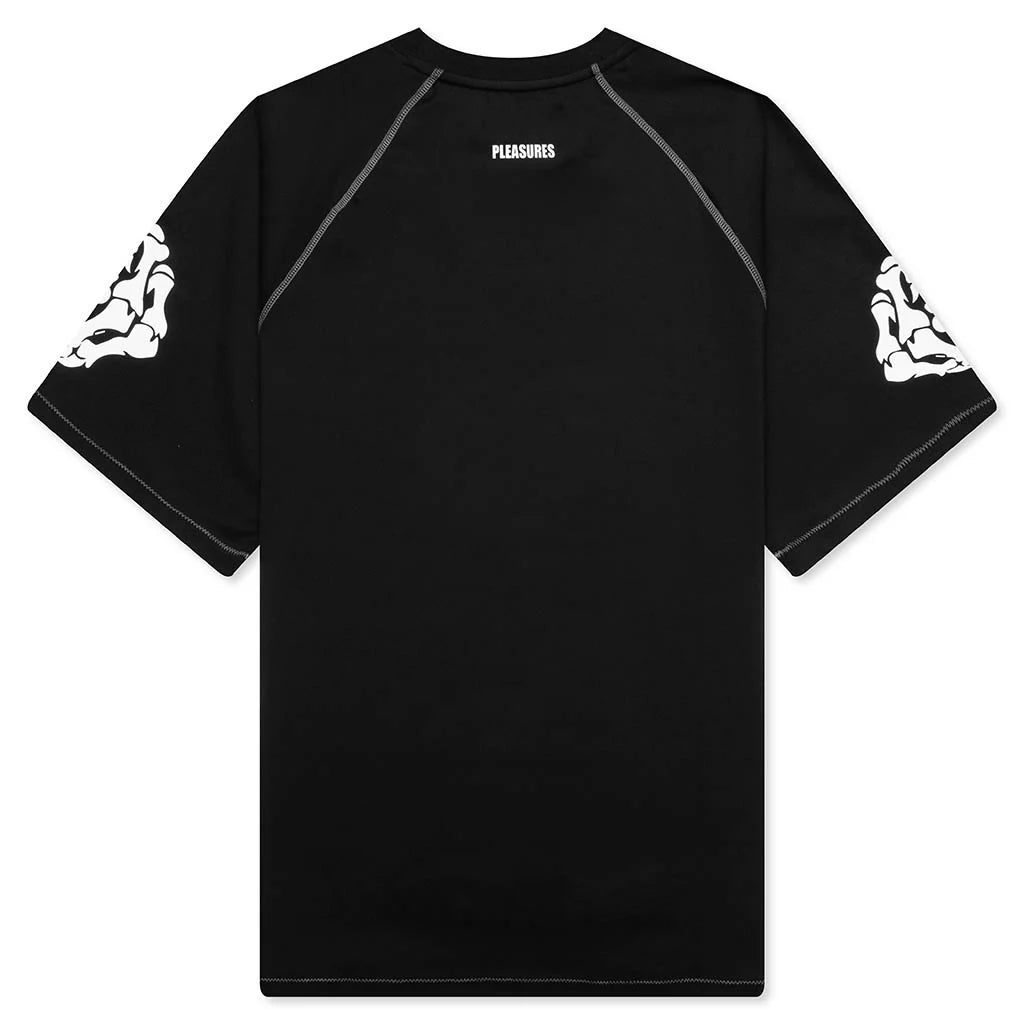 Pollution Boxy Raglan T Shirt Black