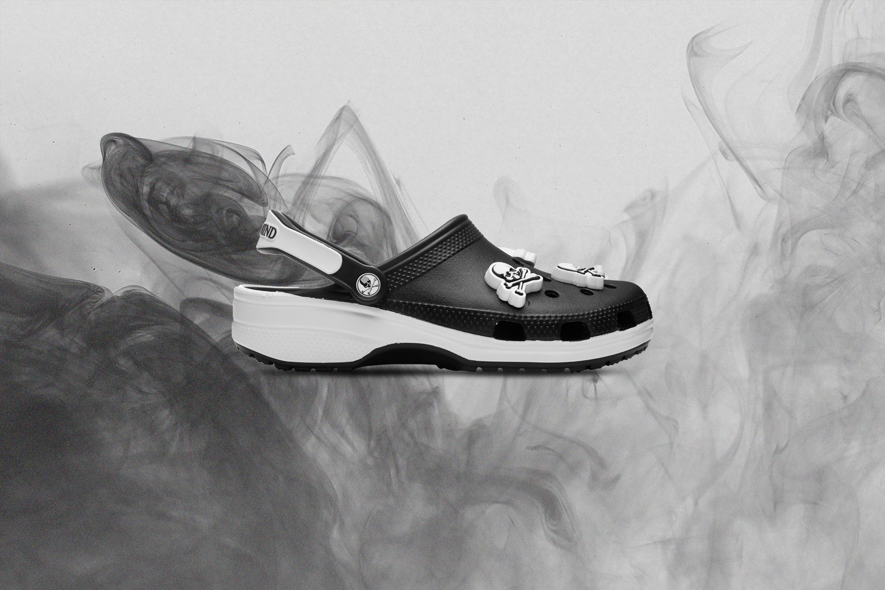 Mastermind Japan x Crocs Classic Clog Black White