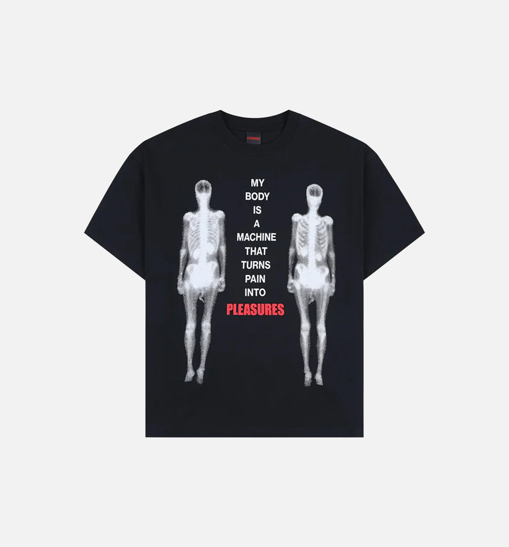 Machine Mens Short Sleeve Shirt Black