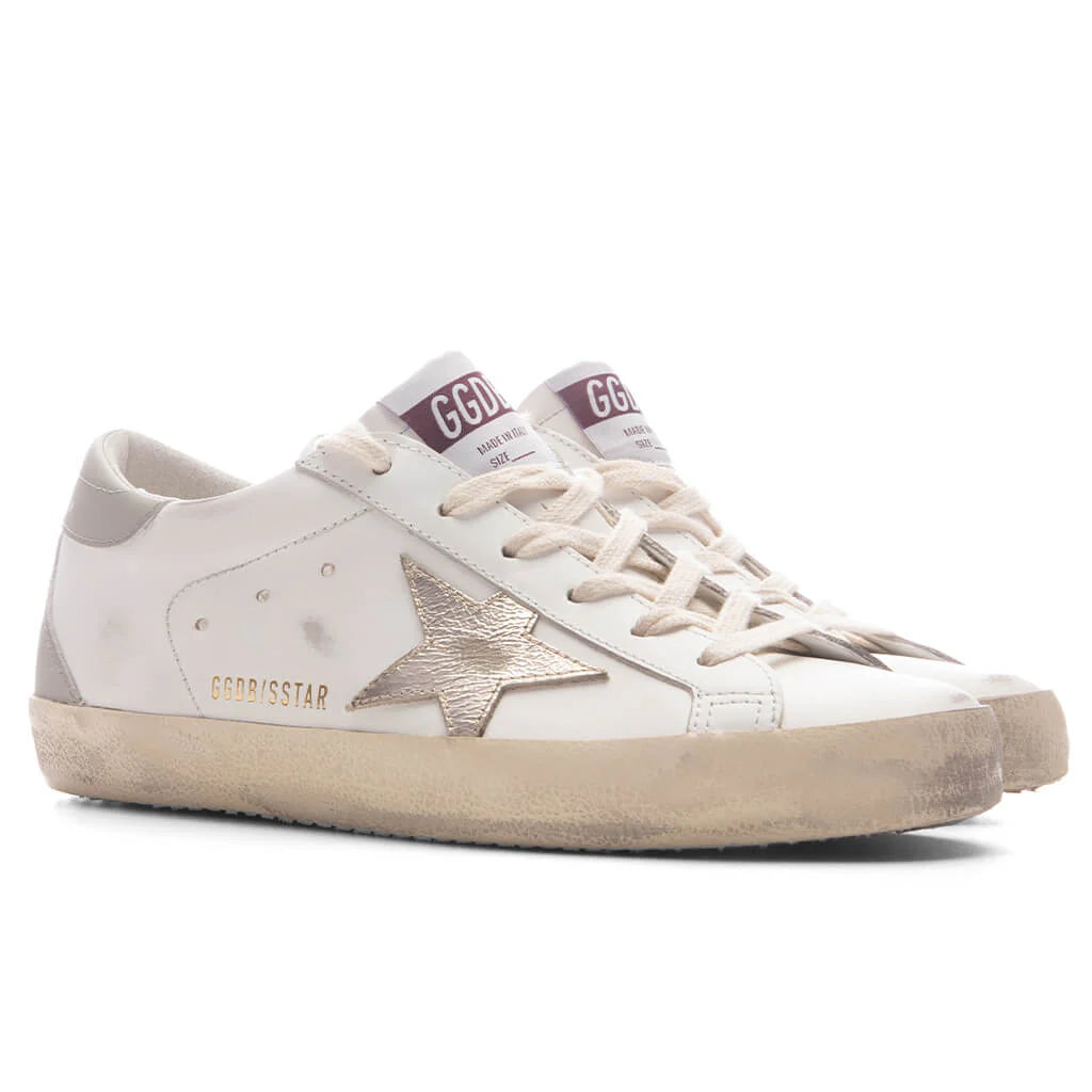 Womens Super Star White Platinum Grey