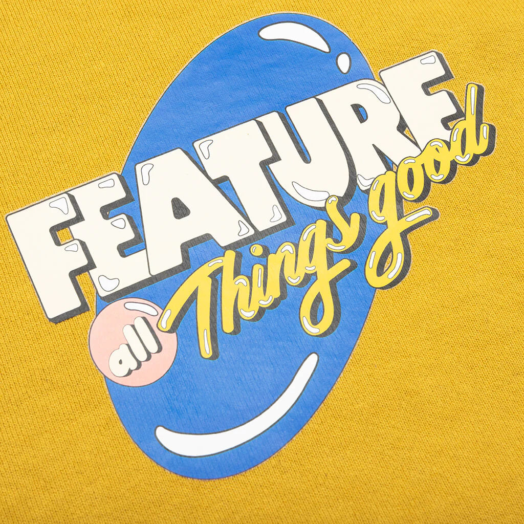 Kids Bubble Play Crewneck Dijon