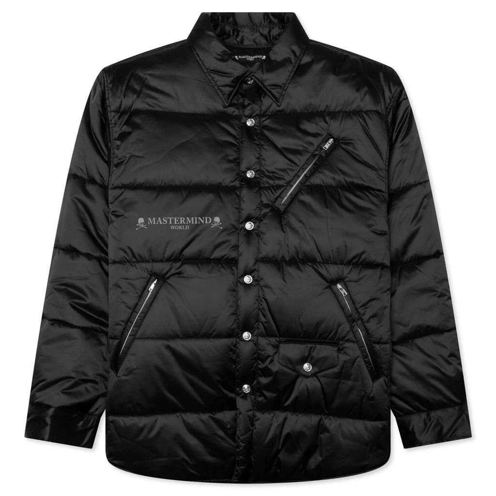 Padded Shirt Jacket Black