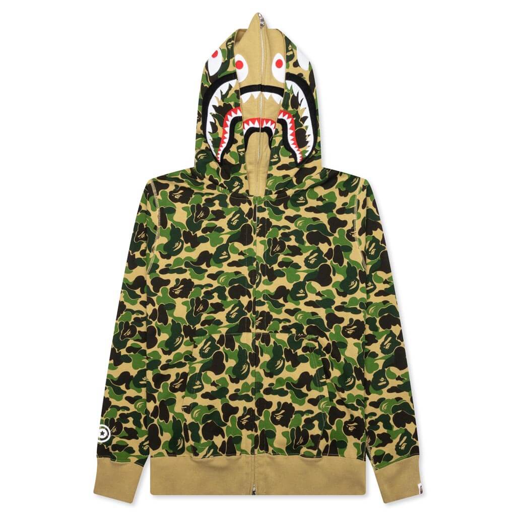 Abc Camo Double Shark Full Zip Hoodie Green