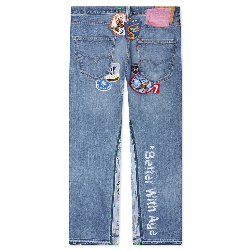 Gentlemens Denim Pants Indigo