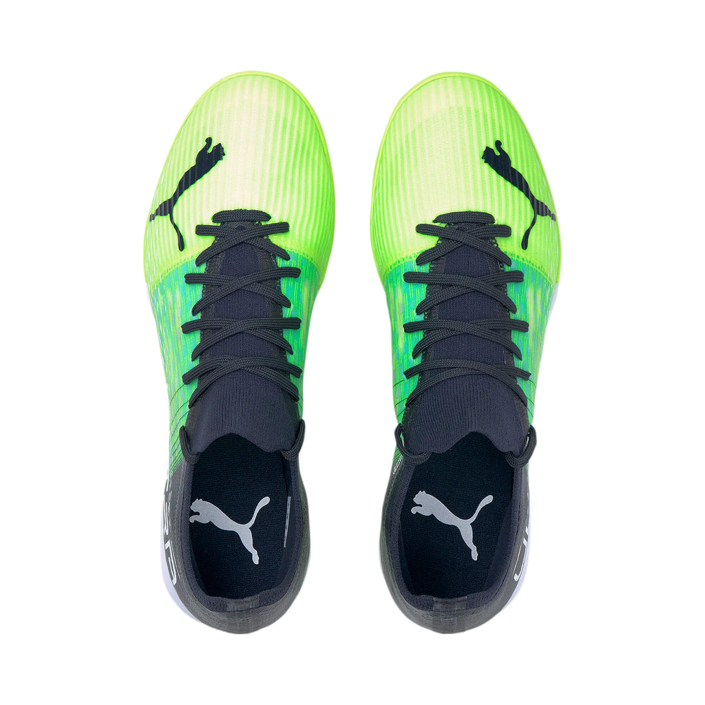 PUMA Ultra 33 TT Turf Soccer Cleats Green Glare Aqua