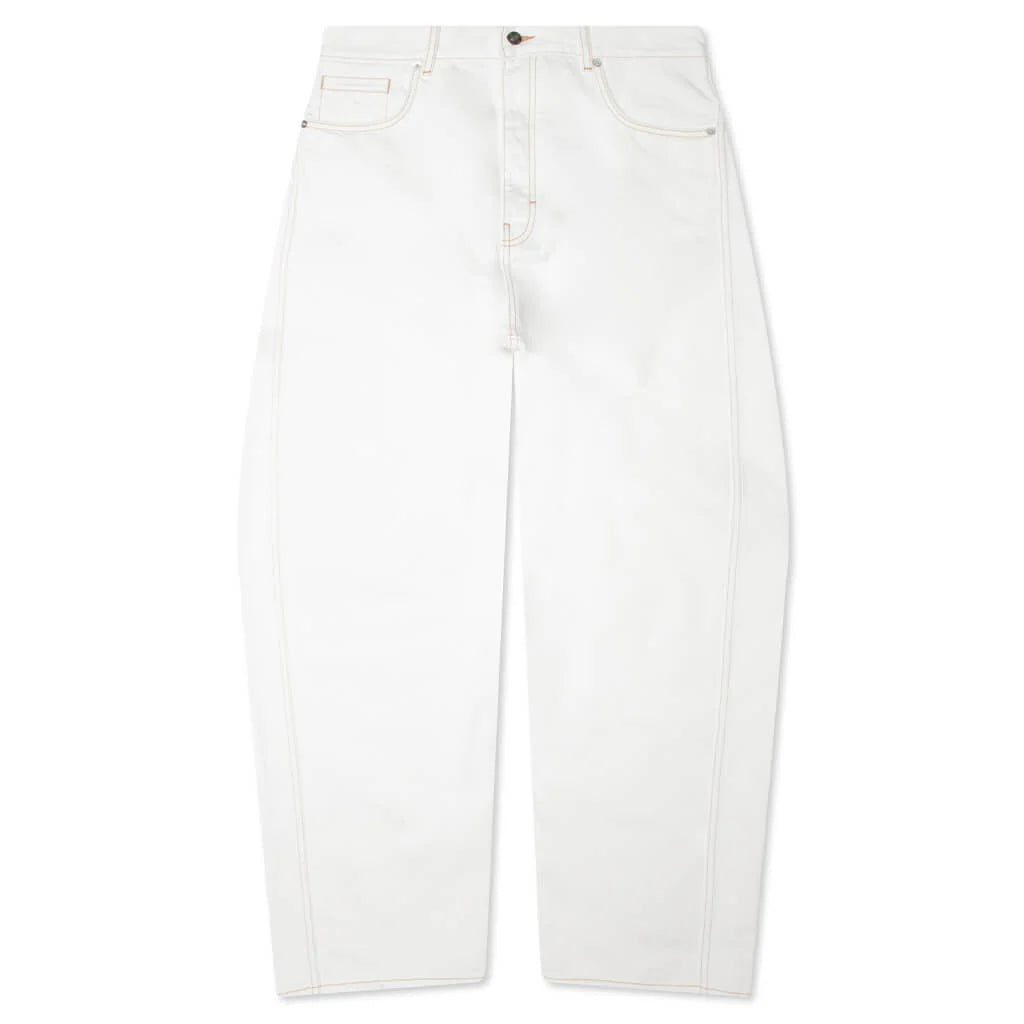 Couture Seam Trousers White