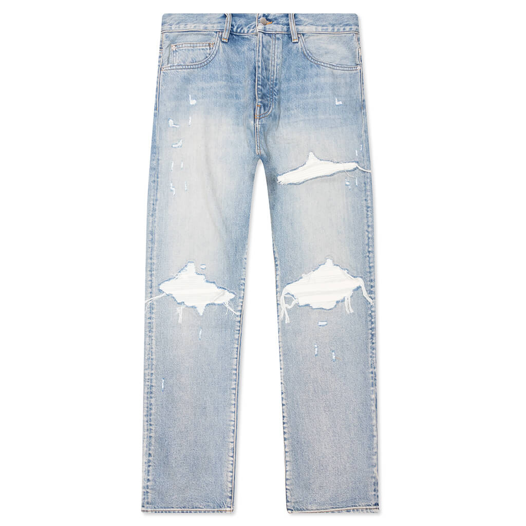 Suede Straight MX1 Jean Antique Indigo