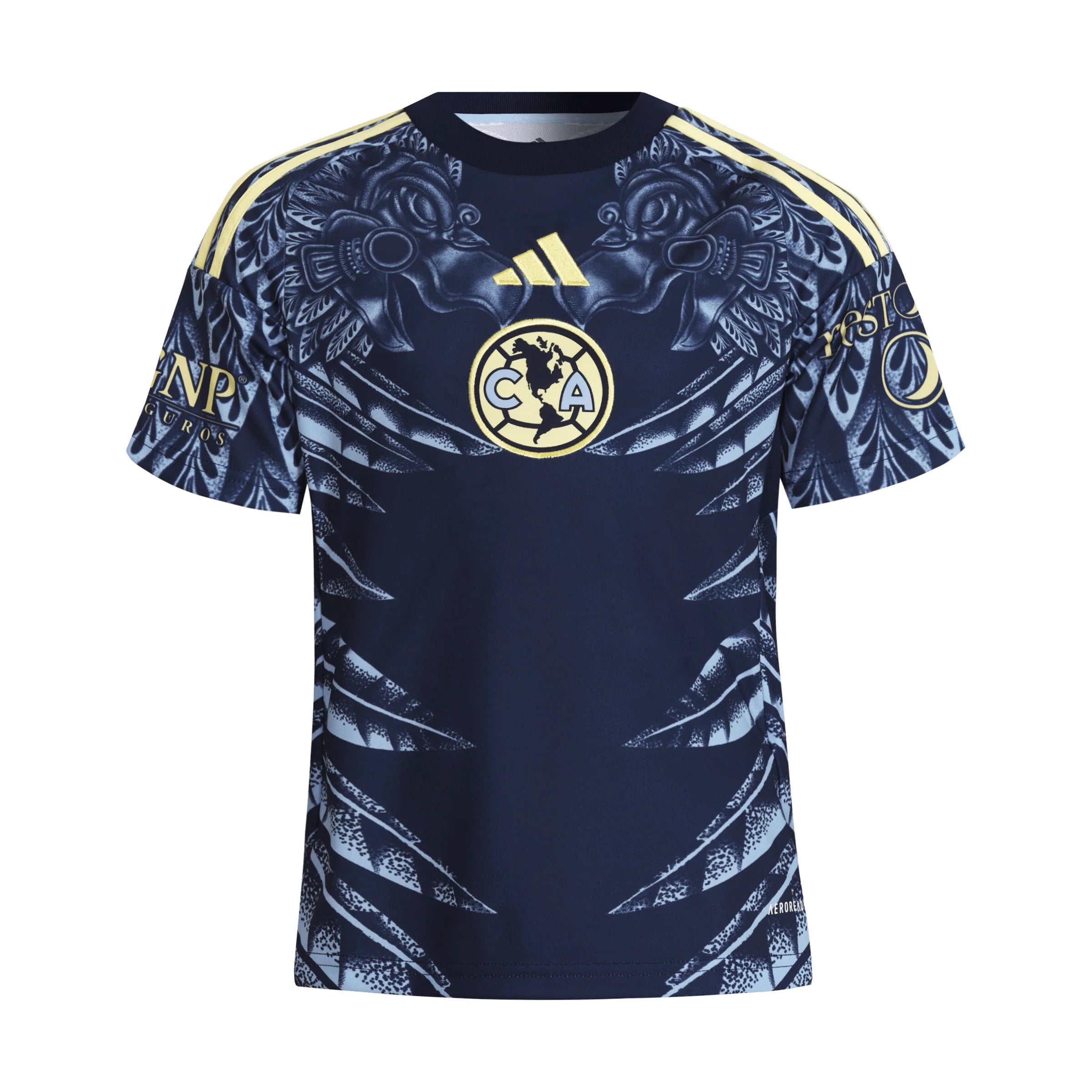 adidas Club América Youth Away Soccer Jersey 25 26 Blue