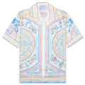 Short Sleeve Cuban Collar Shirt Crayon Vase