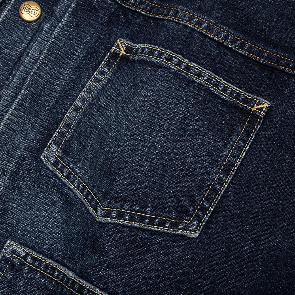 SS WAYSEE JKT DMGD Indigo