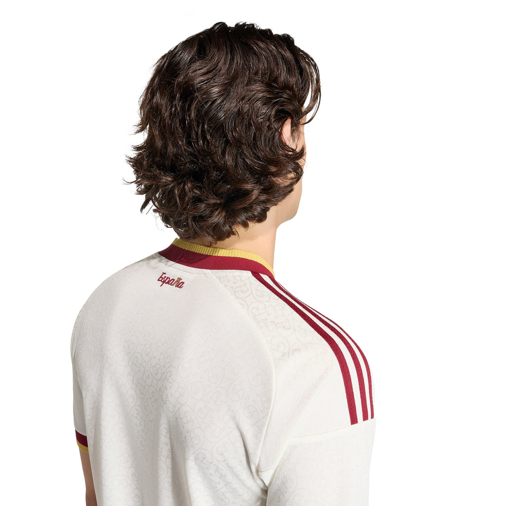 adidas Spain Away Authentic Mens Soccer Jersey 2026 White