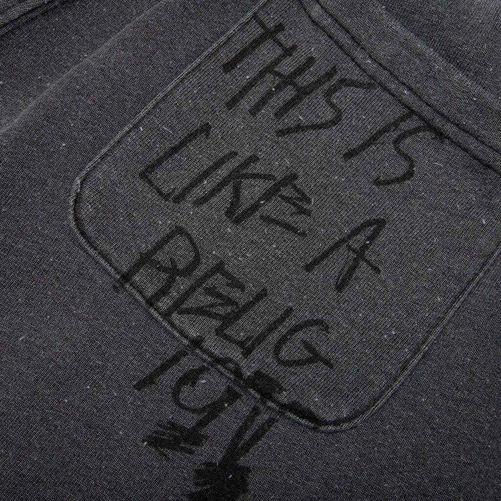 Carrying The Message Sweatshort Vintage Black